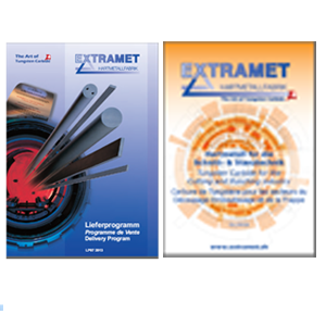 Carbide rods and flats from EXTRAMET AG